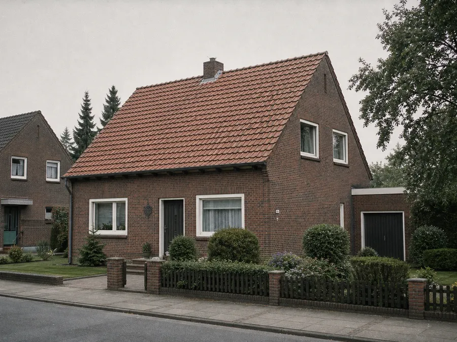 Ein gepflegtes Klinkerhaus in ruhiger Vorortlage – der Forward-Aufschlag lohnt sich nur, wenn die eigene Planung tatsächlich so lange trägt